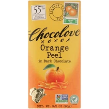 Belgian Dark Chocolate with Freeze Dried Orange Peel 3.2 Ounce Pack