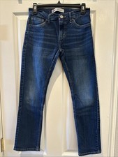 Boy  s Levi  s 512 Slim Blue Jeans Size 14 Reg W27  x L27  Pre-owned Missing Patch