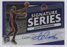 2020-21 Donruss Optic Signature Series Purple Prizm Jason Richardson Auto 0rd2