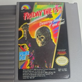 Friday the 13th -- NES Nintendo Original Classic Authentic Game 