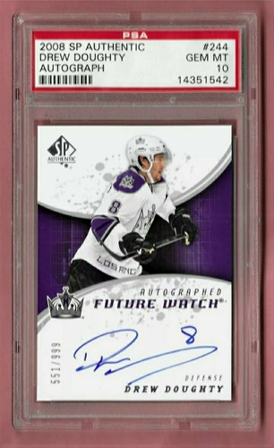 Drew Doughty [Autograph] #244 2008 SP Authentic card