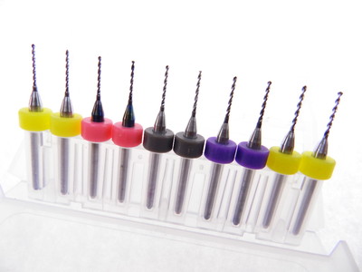 .8mm .85mm .9mm .95mm 1.0mm CNC PCB FR-4 Drill Bits Modeling Trains Cars Boats 