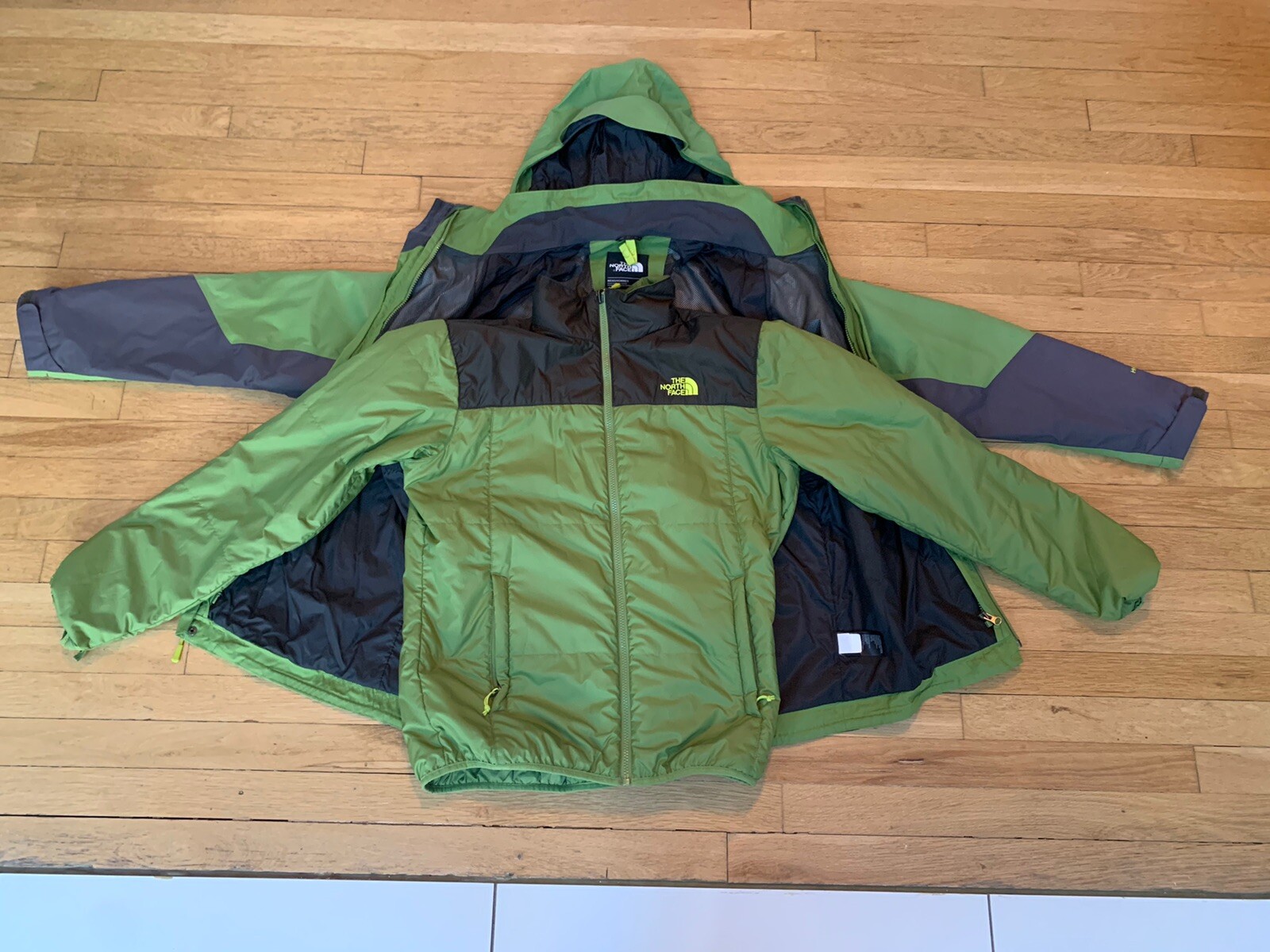 The North Face Ski Jacket Mens Medium Hyvent with Zip Out Inner eBay