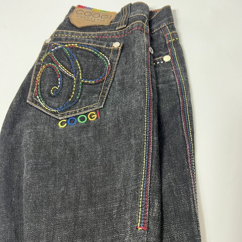 coogi australia women’s rainbow stitch bootcut jeans size 9/10 - Picture 10 of 12