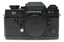 Black chrome Leicaflex SL2 Antique film camera 35mm body with case