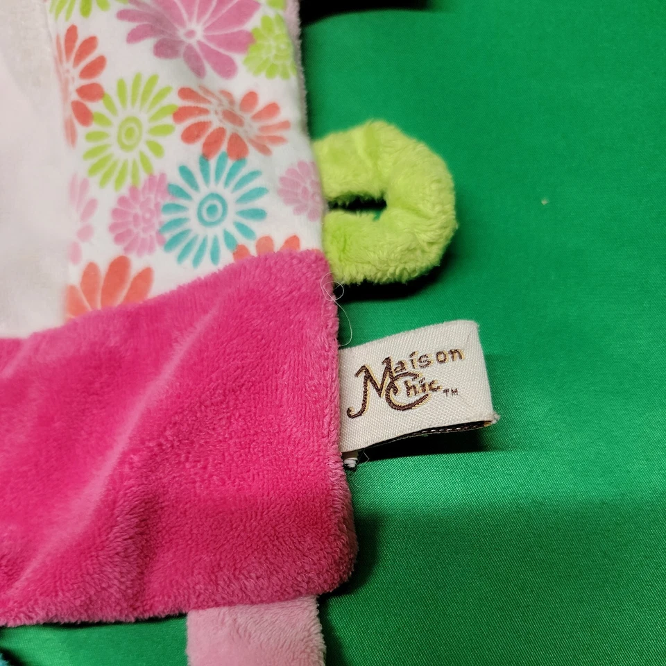 Manta de seguridad para bebé Maison Chic caballo mecedor Lovey Lovie Foto 3 de 4