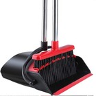 SNONS Strong Trade Long Handled Dustpan and Brush Broom Metal Handle