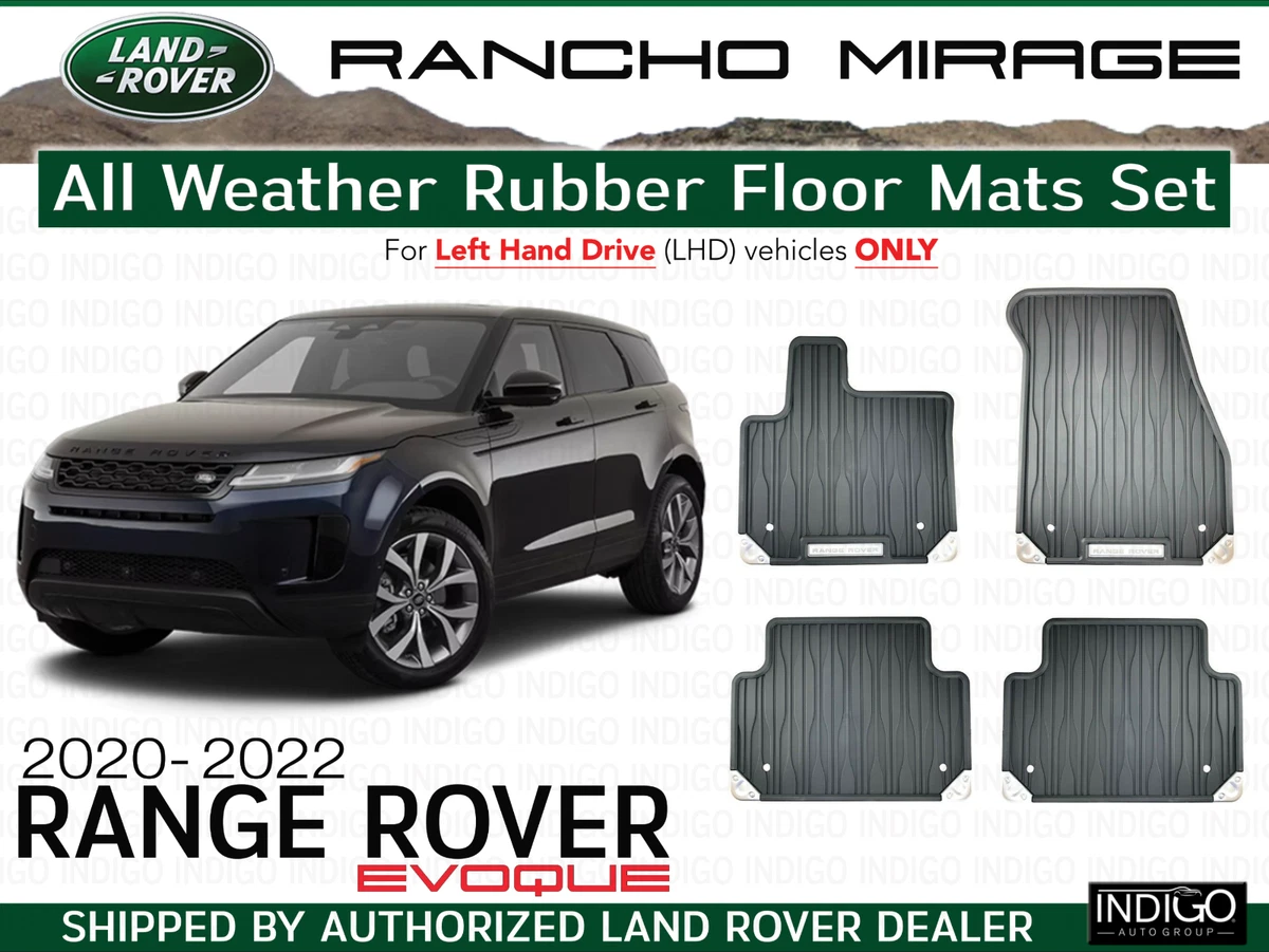 Range rover evoque rubber on sale floor mats genuine