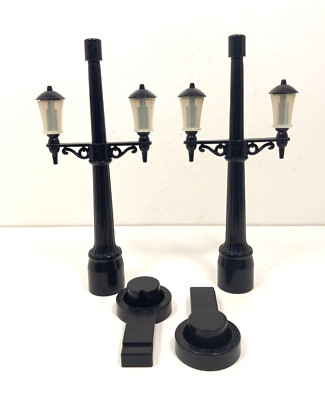 Disney Parks Christmas Train Holiday Express Replacement Parts Lamp Posts Lot