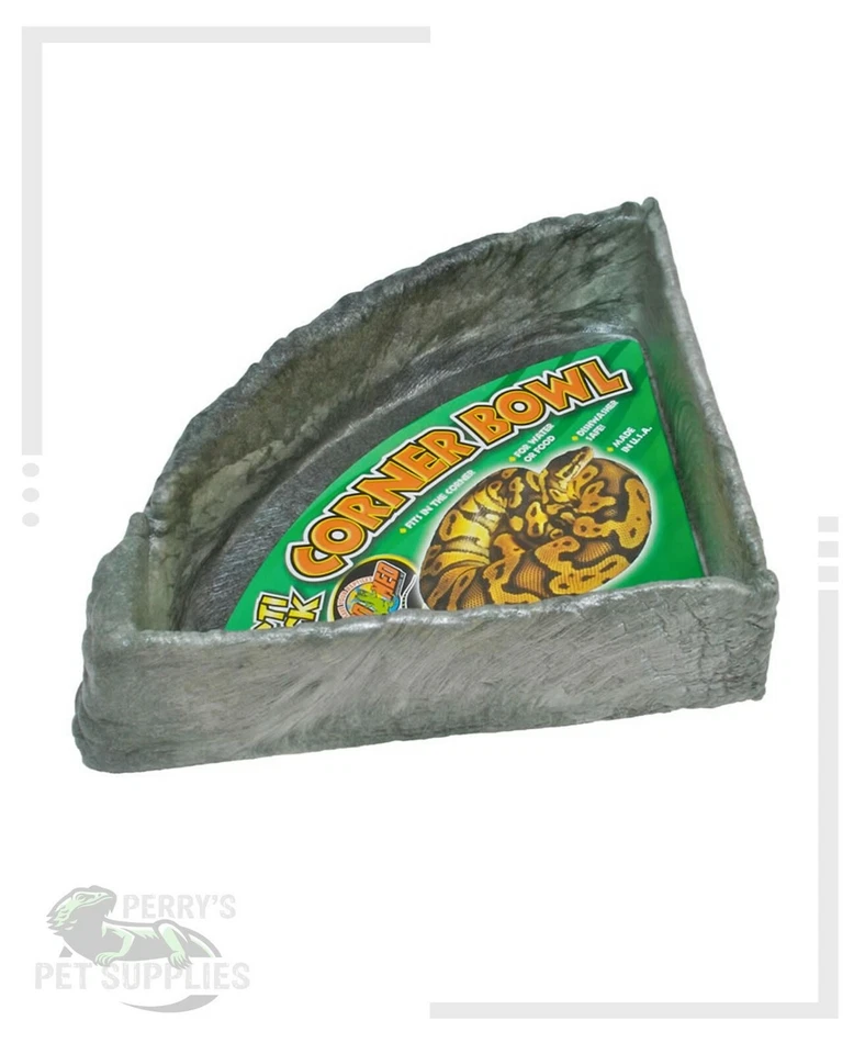 Zoo Med Repti Rock Corner Bowl X-Large Reptile Rock Bowl