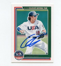 CARTER TRICE SIGNED 2022 PANINI USA BASEBALL STARS & STRIPES CARD AUTO