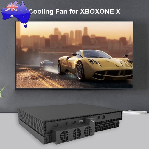 Game Console Temperature Control USB Cooling Fans 3 Fans Cooler for Xbox One X