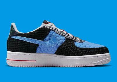 Nike Air Force 1 LV8 Womens Size 6 Black White Blue DZ5302 Nike Air Force 1 LV8 Womens Size 6 Black White Blue DZ5302