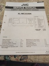 JVC COMPACT AUTOMATIC CHANGER MODEL NUMBER XL-MC222BK