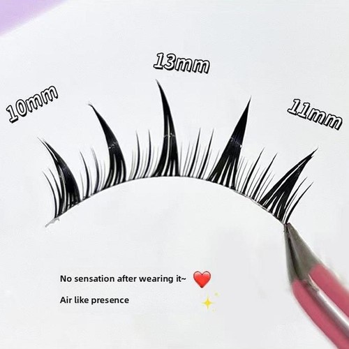 Manga Lashes Cat eye 3D Natural False Lashes Eyelashes Look Lashes E4N3 DX - Picture 7 of 9