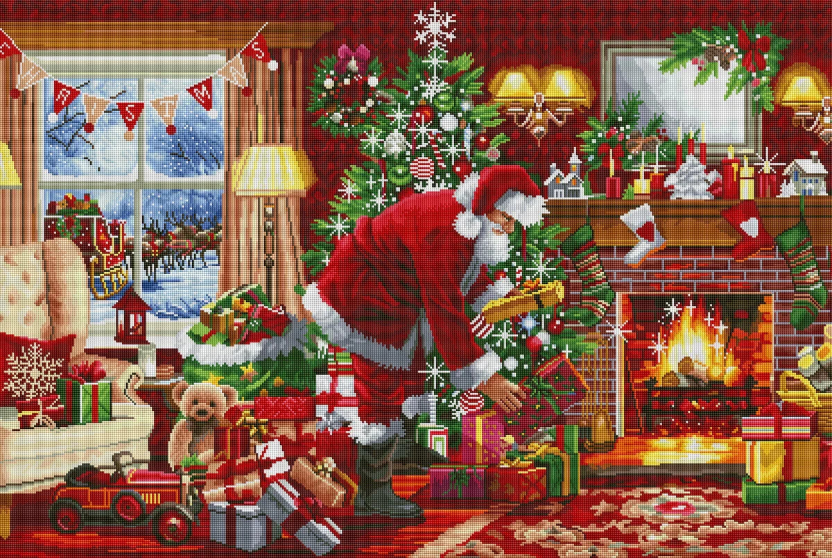 Diamond Art Club - Christmas Morning - Archived - Sealed Box