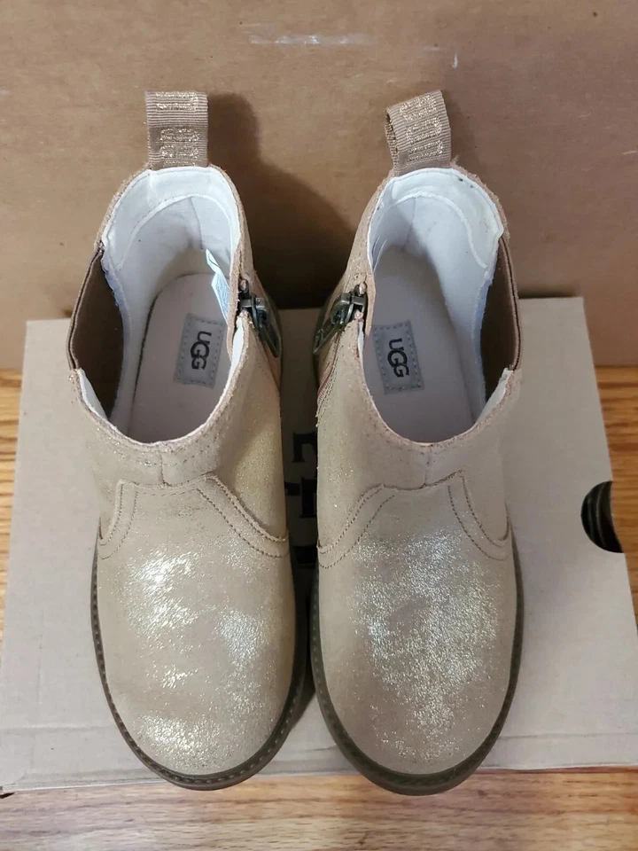 ugg 儿童 女孩 幼儿 bolden 金属色 尺寸 US T 12 彩色 金属色 金色 — 第 3/4 张图片