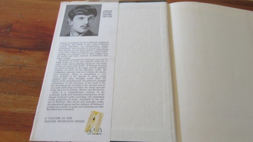 Debussy ~ Edward Lockspeiser. 1st Rev Edn HARDcover + Dj 1972 UNread in MELB - Imagen 3 de 12