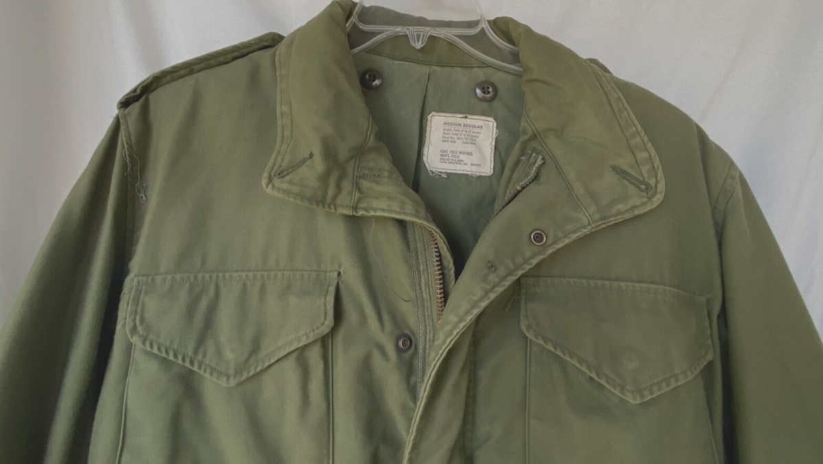 VTG 70s..MILITARY..FIELD JACKET..COLD WEATHER..VIETNAM ERA..1973