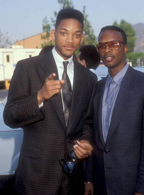 Will Smith and DJ Jazzy Jeff Actor Movie & Tv Star Old Photo