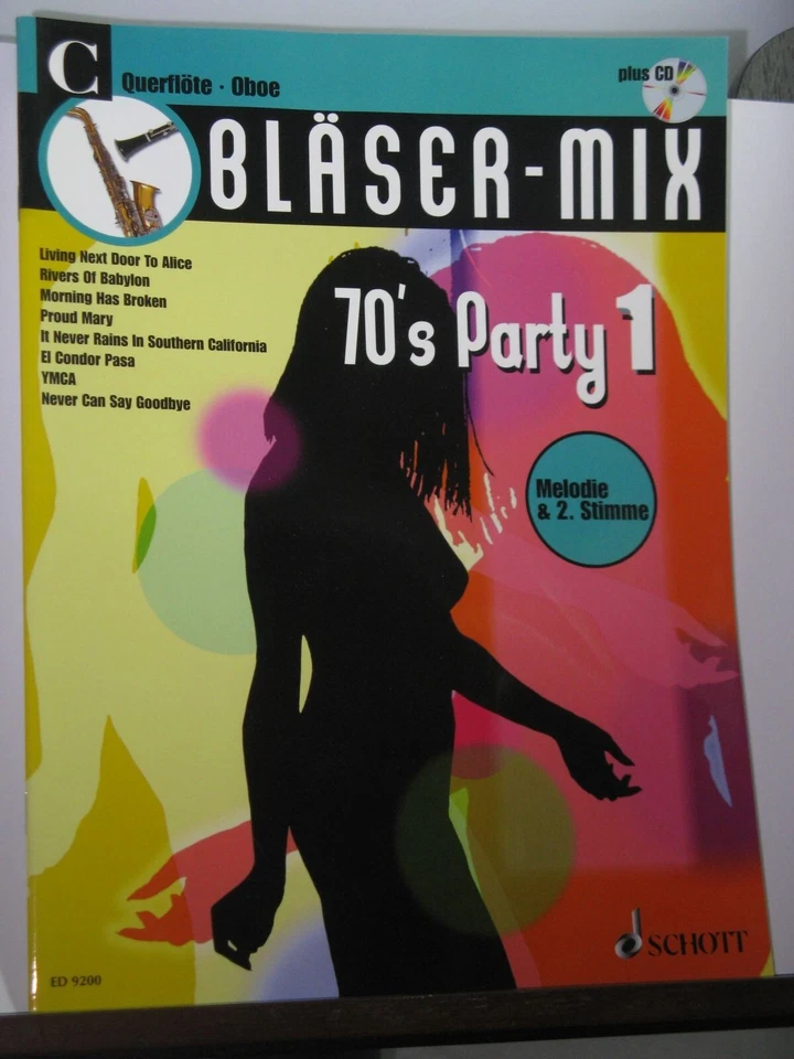 Sheet Music - Flute or Oboe - 70's Party 1 with cd - Image 1 of 3