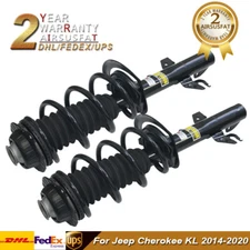 2X Front Left & Right Shock Absorber Strut Assys For Jeep Cherokee KL 2014-2020