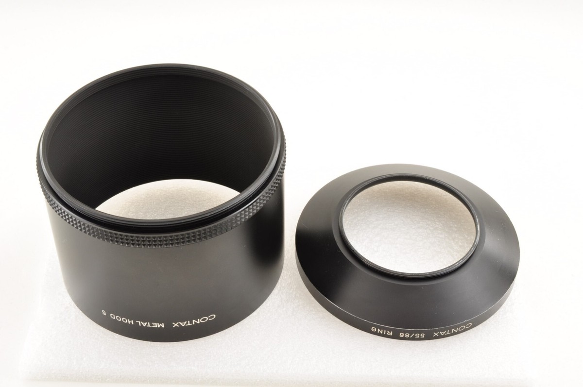 Contax Metal Lens Hood 5 ,67/86 Adapter Ring Set Near Mint