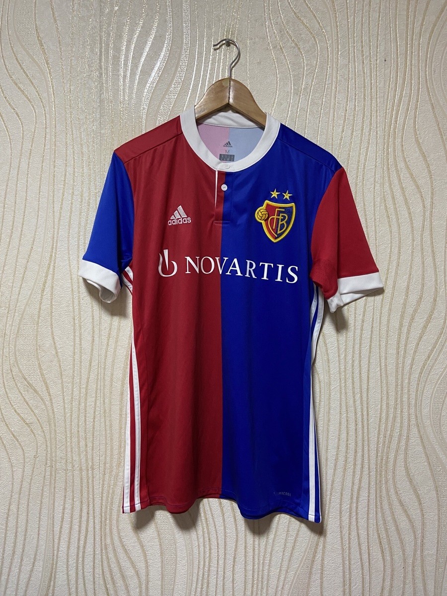 BASEL 2017 2018 HOME FOOTBALL SHIRT SOCCER JERSEY ADIDAS BK0863 sz