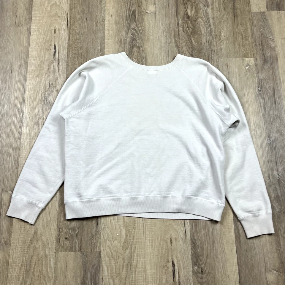 VTG 90s Bape A Bathing Ape For Human Sweatshirt White Crewneck Medium Nigo - Image 3 of 4