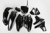 Set Plastics Motorradverkleidungen Yamaha YZF 450 2010 Schwarz Ufo Plast