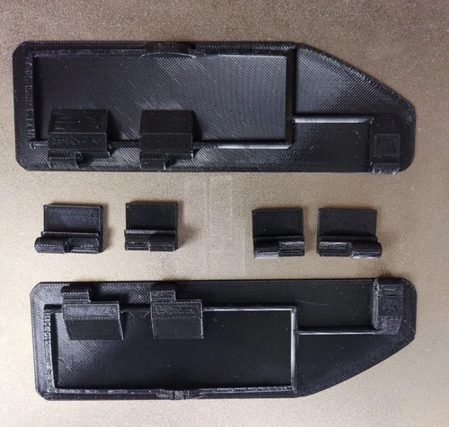 Mercedes Sl 350 500 600 Black Trimmed Roof Flap Repair Cover HQ UK Shipping