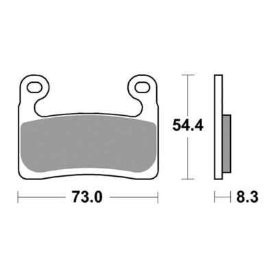 RACING SBS 960RS FRONT BRAKE PADS