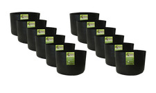 PACK OF 12 - Smart Pot 10Gal Black 16in x 12....
