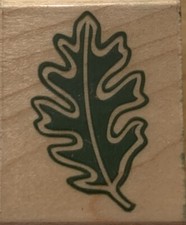 Hero Arts Wood Mounted Rubber Stamp - Small Leaf