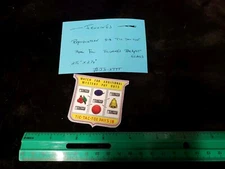 JENNINGS REPRODUCTION REPLACEMENT TIC TAC TOE JACKPOT PAPER ANTIQ SLOT #JS-3TTT