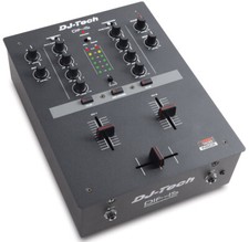 DJ-Tech DIF-1S Mixer Graffio a 2 Canali con Equalizzatore a 3 Bande e innoFADER