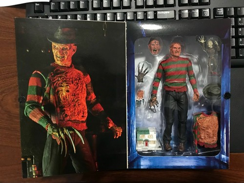 NECA Nightmare Ultimate Freddy Krueger 7-inch PVC Moving Doll Toy - Picture 1 of 6