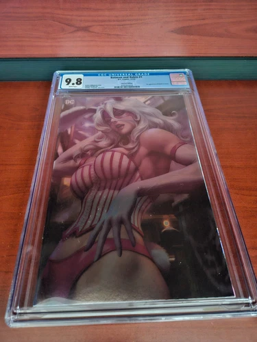 Batman and Robin #1 2023 Artgerm Lau Virgin Foil Edition CGC 9.8 GRADED