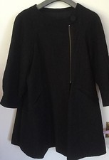 Beautiful 1815 Pringle Of Scotland 3/4 Sleeves Swing Coat Size Uk10 £550