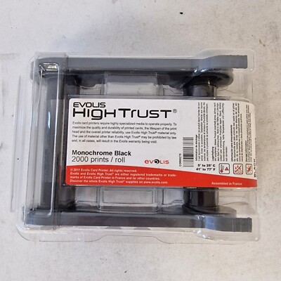 Evolis High Trust RCT023NAA 2000 Prints/Roll - Monochrome Black - CO000275 - NEU
