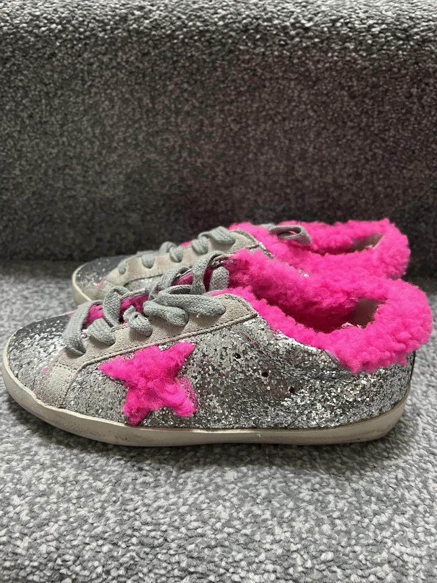 Golden goose hotsell glitter trainers