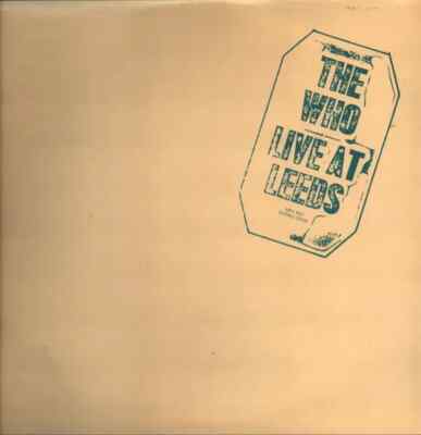 The Who Live At Leeds + INSERT NEAR MINT Polydor Vinyl LP | eBay