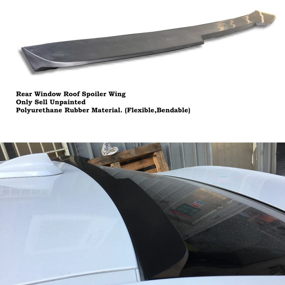Flat Black 889HW Rear Roof Spoiler Wing Fits 2006~2013 Holden WM Caprice Sedan - Image 3 of 4