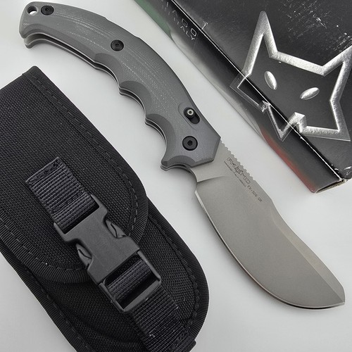 Fox Knives Aruru Lockback Folder Gray HPL Handle 4.25" Bohler N690 Blade FX506GR