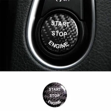 Real Carbon Fiber One-Button Start Switch Cover Trim For BMW X3 G01 X4 2018-2021