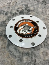 Chainring Power Disc White Mongooses Style 110/130 BCD 5 Bolt Old School Bmx