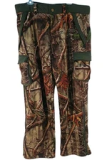 Huntworth Camo Pants Mens Size XXL Cargo Zip Pockets Oak Tree EVO Insulated 