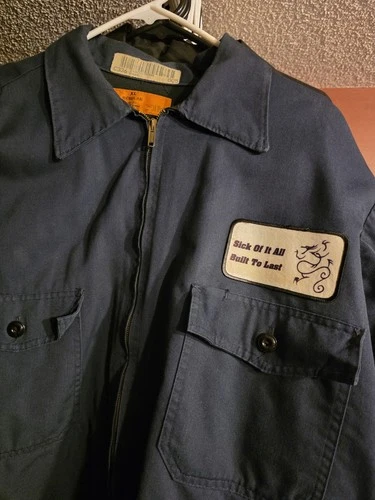 Sick Of It All Work Jacket Vintage 90's SOIA Biohazard NYHC Built To Last (Lou) image 2