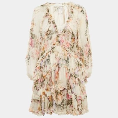 ワンピース ZIMMERMANN Frill cotton short dress with floral print s-l400.jpg