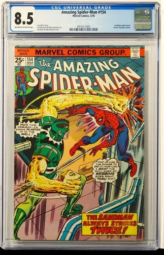 The Amazing Spider-Man #154 CGC 8.5 NO AMERICAN CUSTOMERS